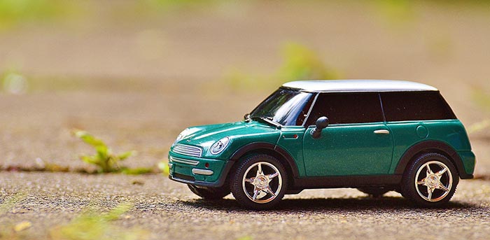 Green Mini Cooper with Auto Insurance in Allen Park, Lincoln Park, River Rouge, Southgate, Taylor, Wyandotte
